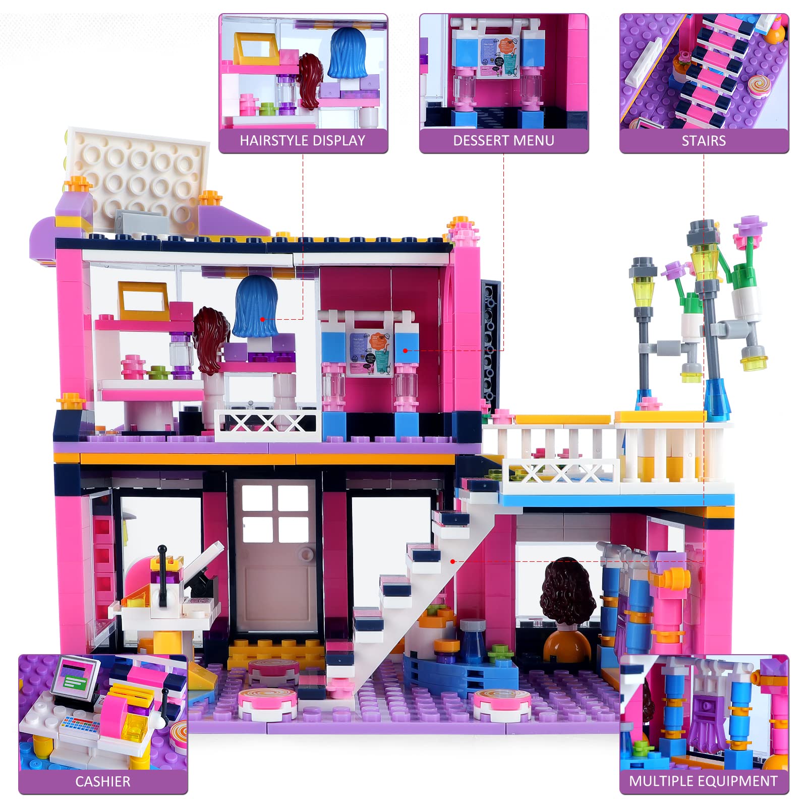 Foto 5 | Set De Bloques De Construcción Exercise N Play Happy Family Friends - Venta Internacional.