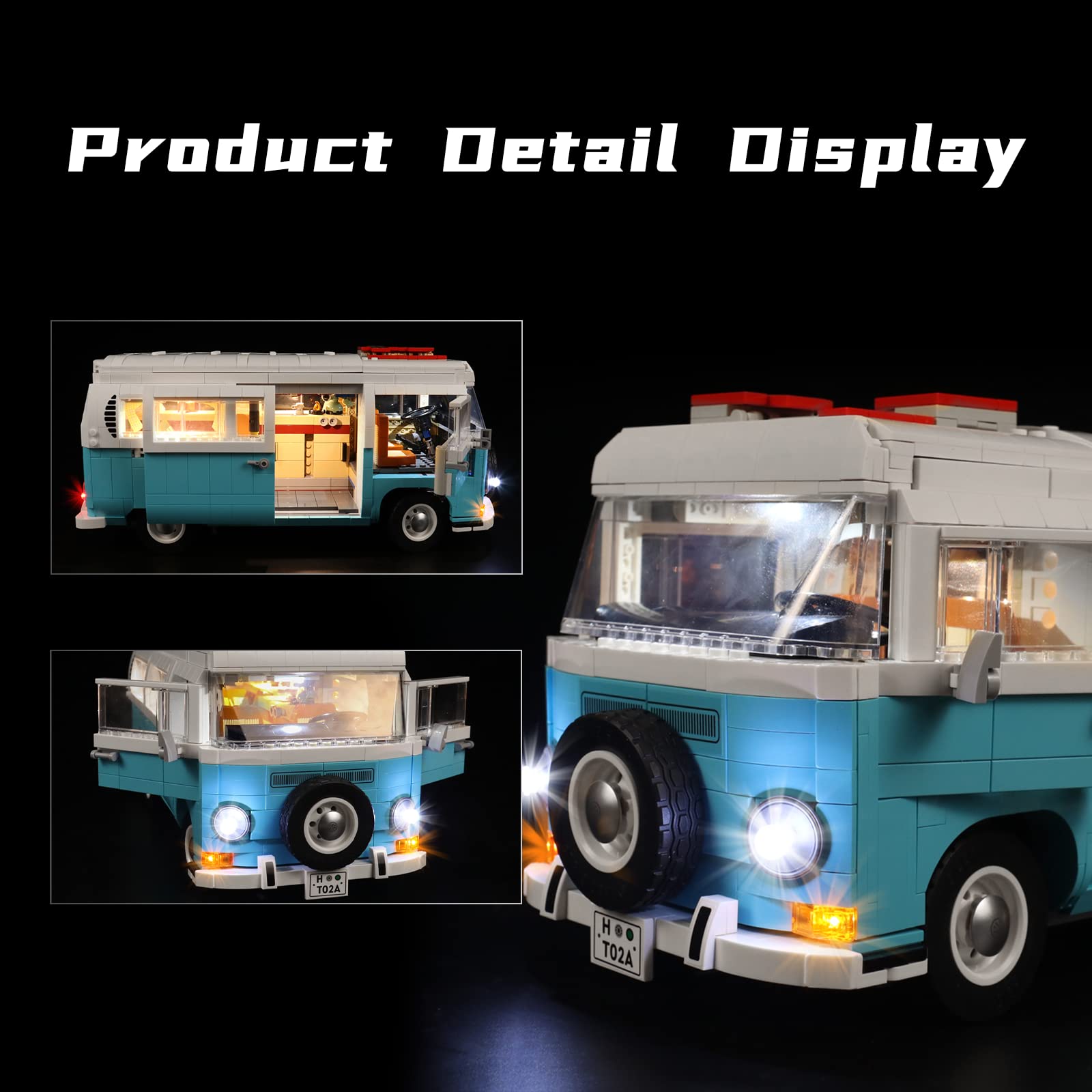 Foto 5 | Kit De Luces Led Para Autocaravana Lego Volkswagen T2 10279 - Venta Internacional.