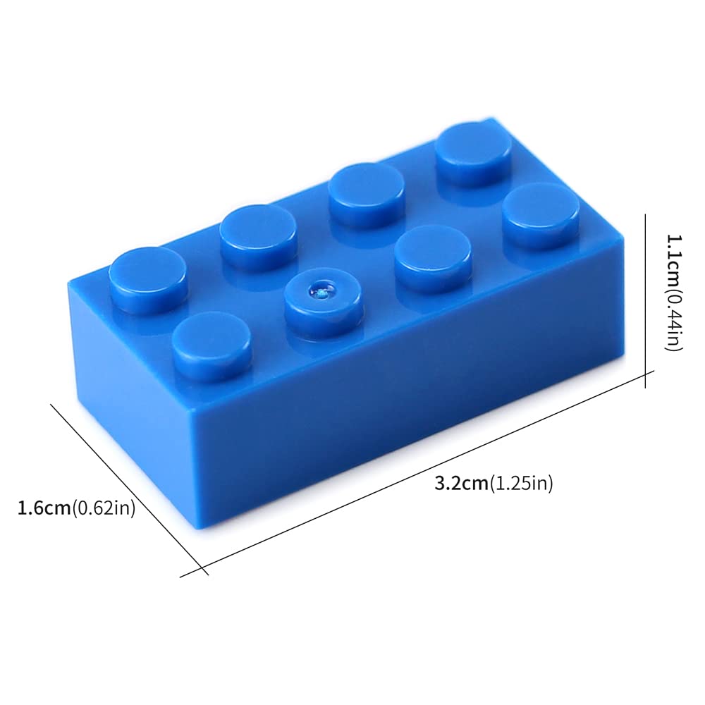 Foto 7 pulgar | Ladrillos De Construcción Feleph Basic Parts, 320 Piezas, 2x4, Color Azul - Venta Internacional.