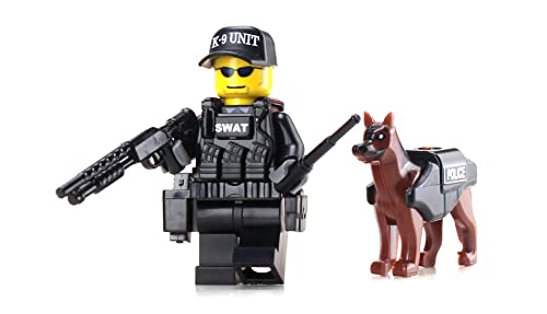 Foto 3 pulgar | Battle Brick Police K9 Oficial De Asalto Táctico Minifigura Personalizada Coleccionable - Venta Internacional.