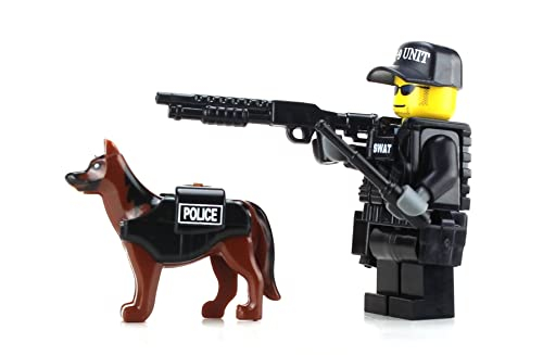 Foto 4 pulgar | Battle Brick Police K9 Oficial De Asalto Táctico Minifigura Personalizada Coleccionable - Venta Internacional.