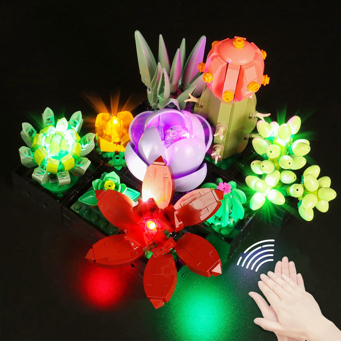 Foto 2 pulgar | Kit De Luces Led Vonado Para Lego Botanical Collection Succulent - Venta Internacional.