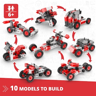 Foto 2 | Set Multimodelo Creative Builder Stem 10 De Toy Engino, Más De 6 Años - Venta Internacional.