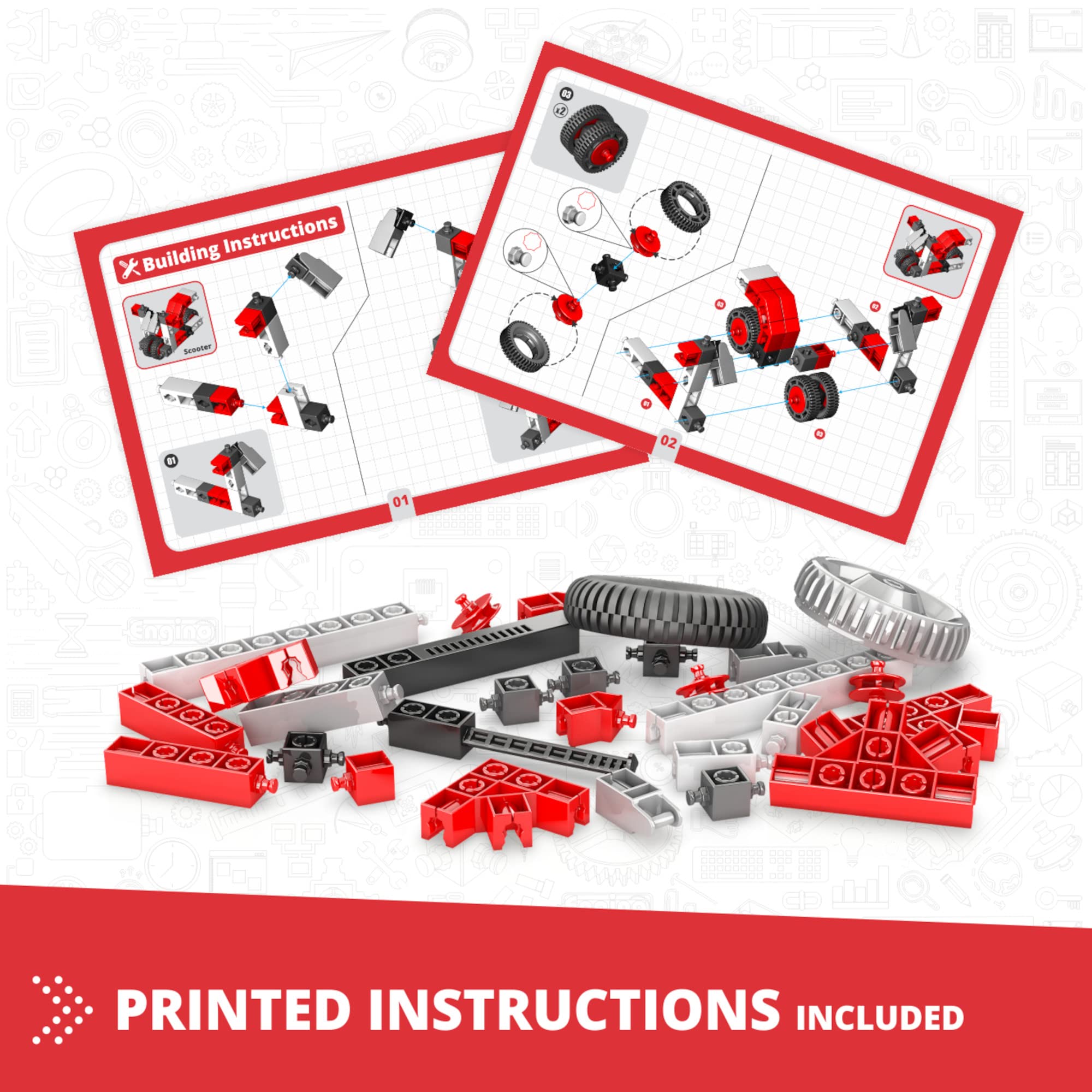 Foto 4 pulgar | Set Multimodelo Creative Builder Stem 10 De Toy Engino, Más De 6 Años - Venta Internacional.