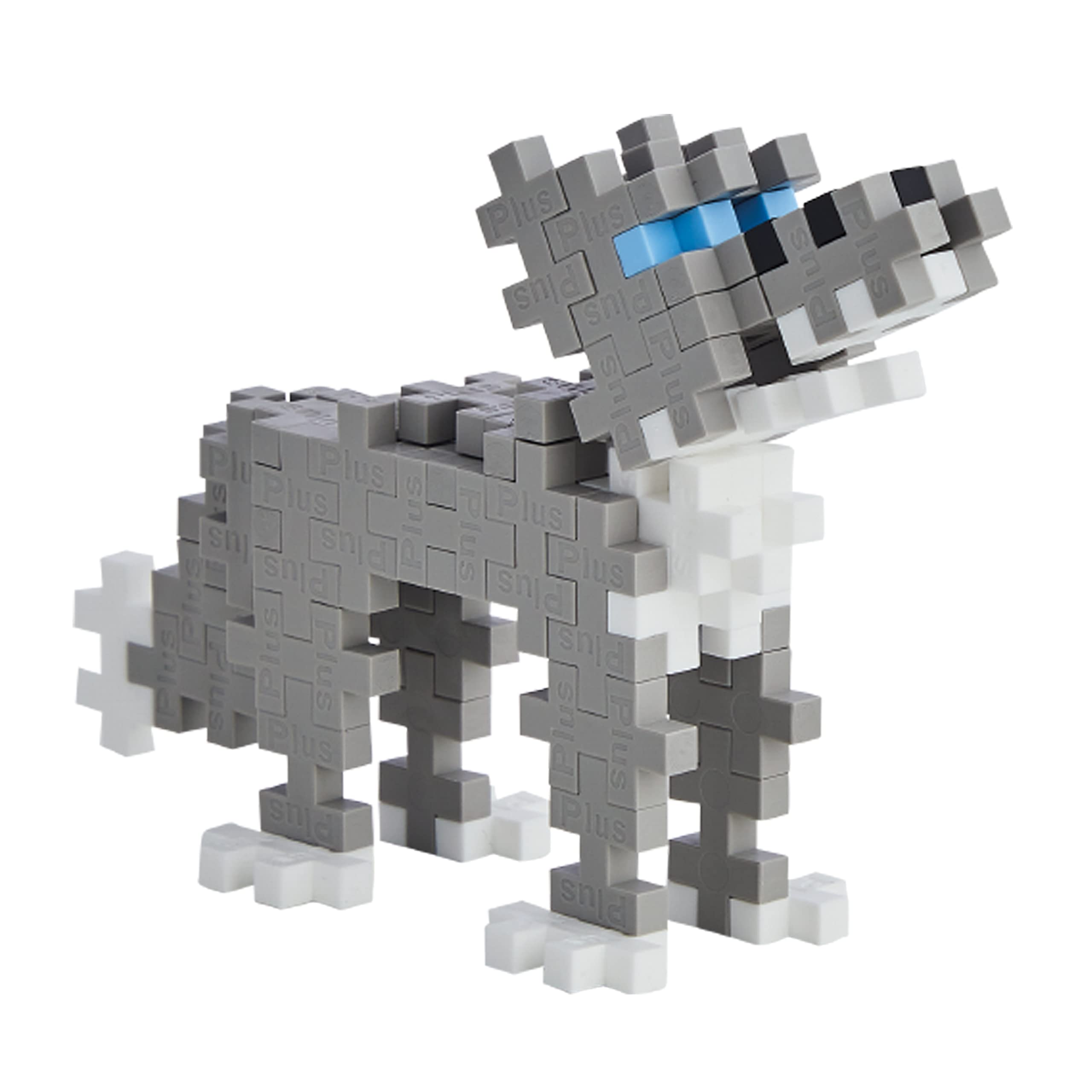 Foto 3 | Minitubo Construction Toy Plus Plus, Diseño De Lobo Gris, 70 Unidades - Venta Internacional.