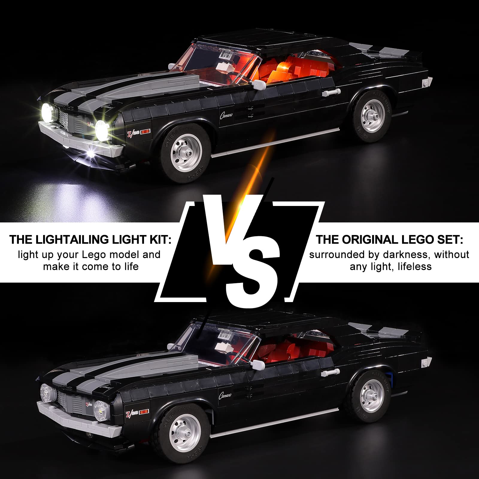 Foto 6 pulgar | Kit De Iluminación Led Lightailing Para Lego 10304 Camaro Z28 - Venta Internacional.