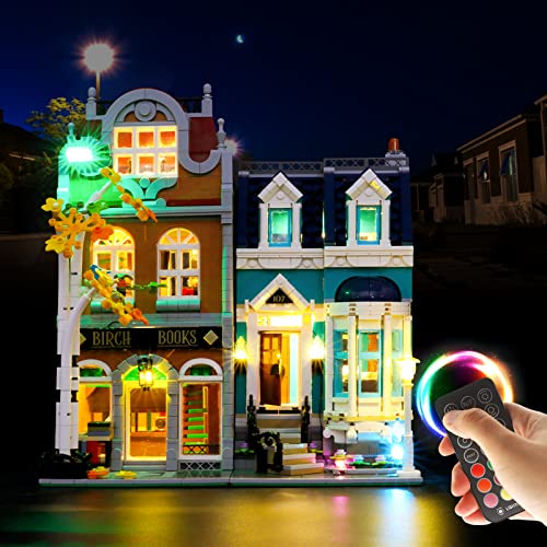 Luz Led Para Lego Bookshop 10270 Modelo Vaodest Con Mando A Distancia - Venta Internacional.