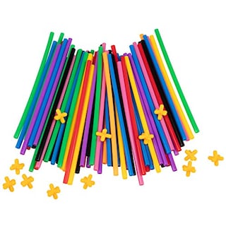 Foto 4 | Juego De Juguetes De Construcción, Pajitas Y Conectores Para Construcción, 1000 Piezas - Venta Internacional.