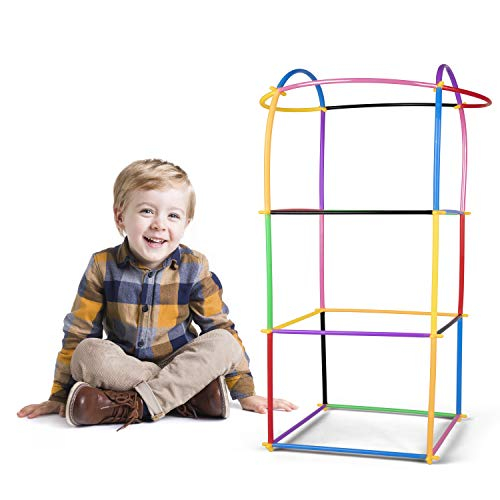 Foto 7 pulgar | Juego De Juguetes De Construcción, Pajitas Y Conectores Para Construcción, 1000 Piezas - Venta Internacional.