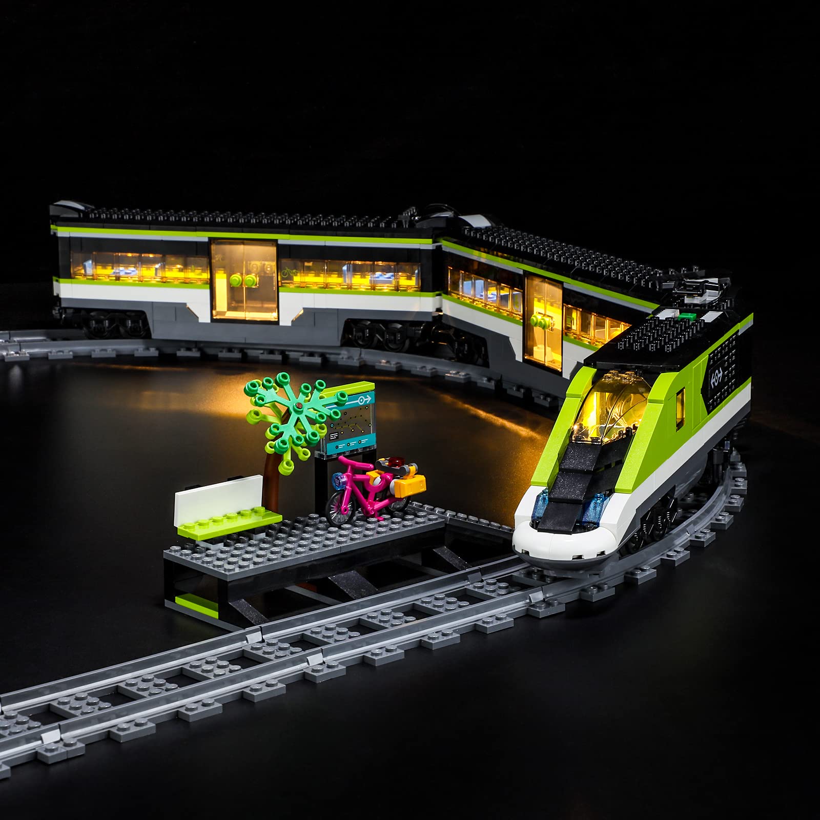Luz Led Para Tren De Pasajeros Lego 60337 Express - L - Venta Internacional.