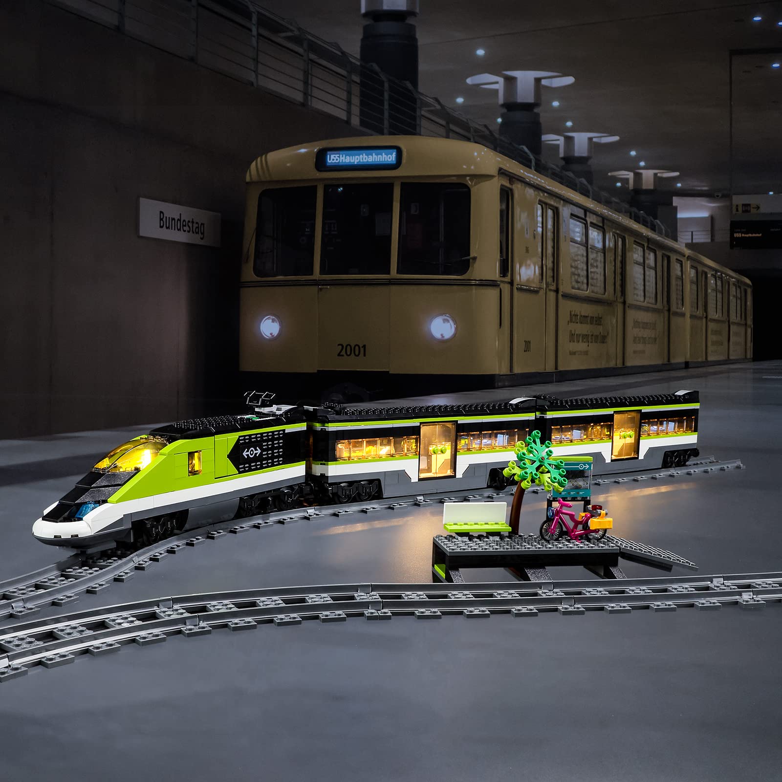 Foto 4 pulgar | Luz Led Para Tren De Pasajeros Lego 60337 Express - L - Venta Internacional.