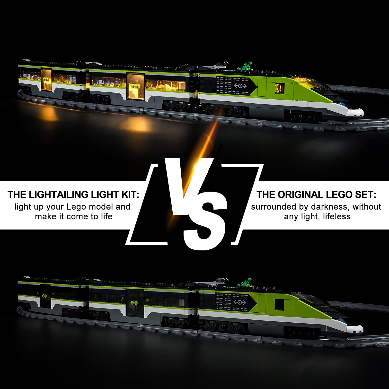 Foto 6 pulgar | Luz Led Para Tren De Pasajeros Lego 60337 Express - L - Venta Internacional.