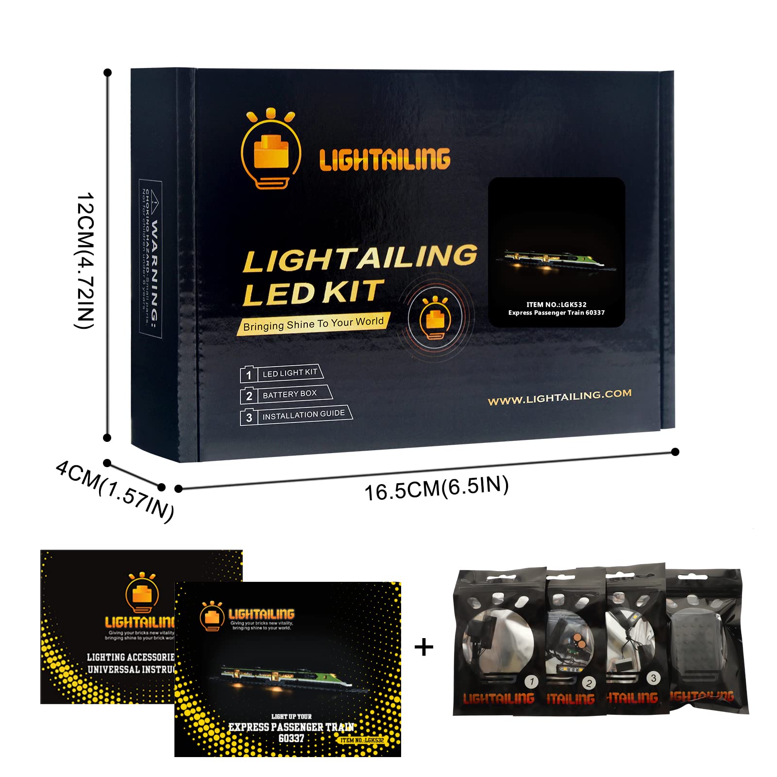 Foto 7 pulgar | Luz Led Para Tren De Pasajeros Lego 60337 Express - L - Venta Internacional.