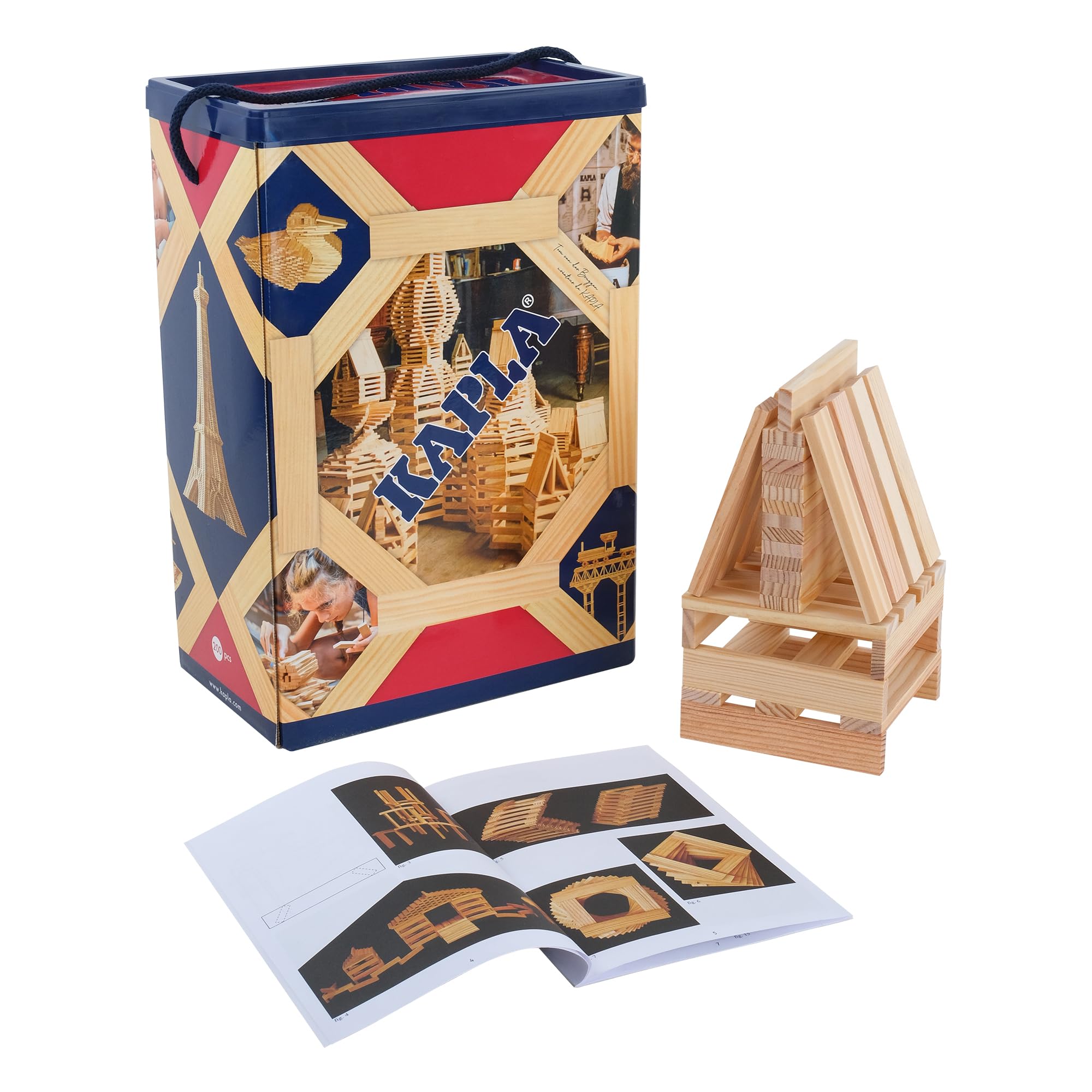 Foto 5 pulgar | Kit De Construcción Kapla 200 De Ladrillos De Madera - Venta Internacional.