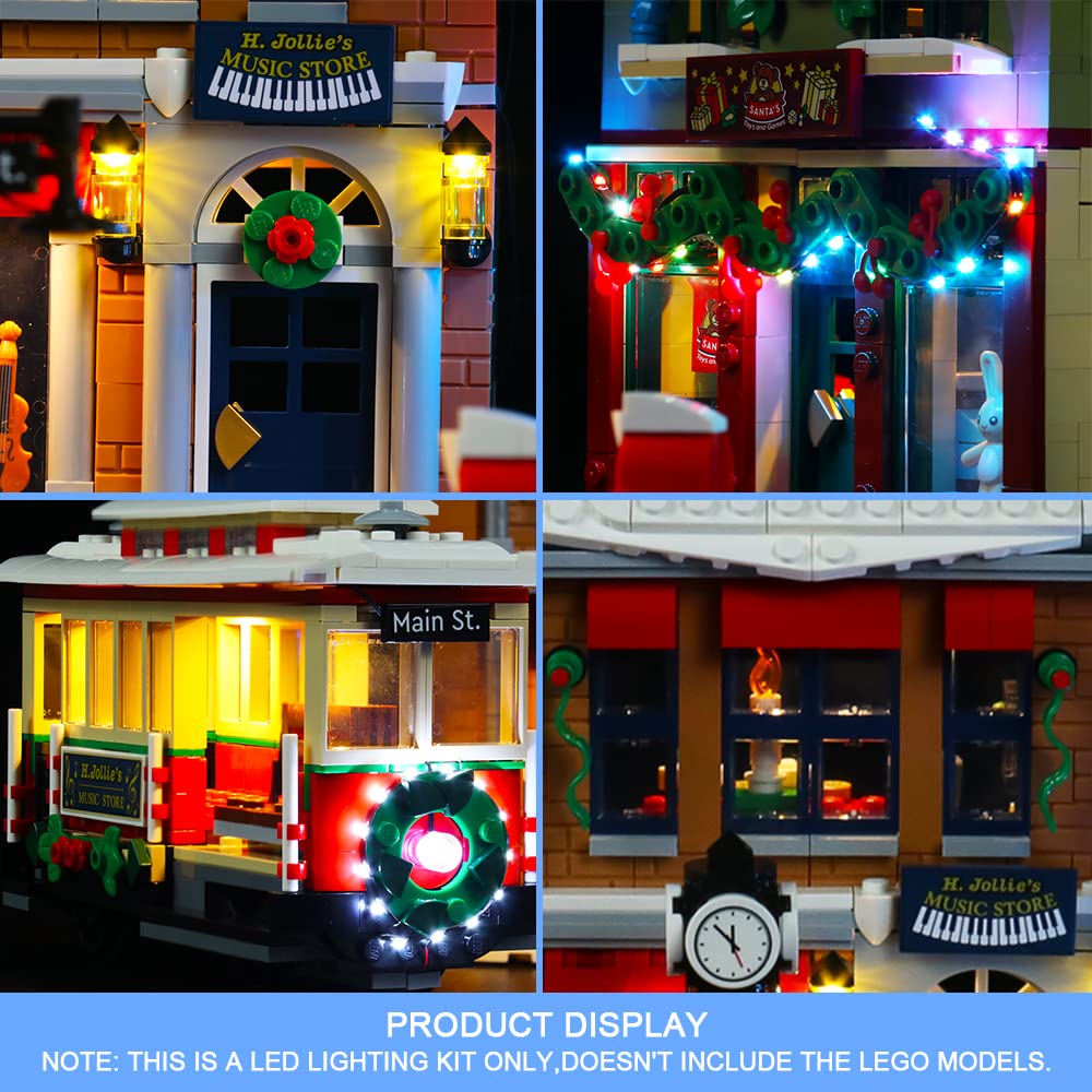 Foto 5 pulgar | Kit De Iluminación Vonado Para Lego Holiday Main Street 10308 - Venta Internacional.