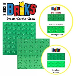 Foto 2 | Placas Base Strictly Briks Classic Brik Tower De 6 X 6 Pulga - Venta Internacional.