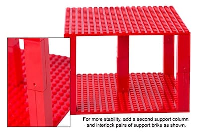 Foto 5 | Placas Base Strictly Briks Classic Brik Tower De 6 X 6 Pulga - Venta Internacional.