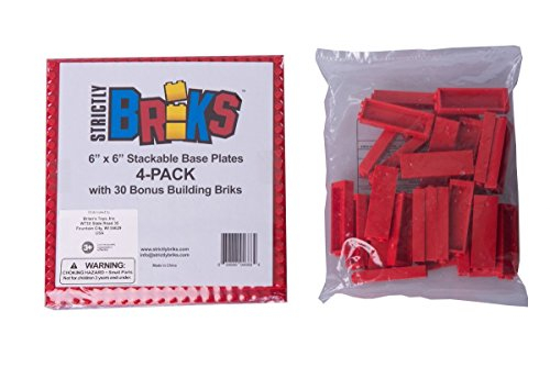Foto 7 pulgar | Placas Base Strictly Briks Classic Brik Tower De 6 X 6 Pulga - Venta Internacional.