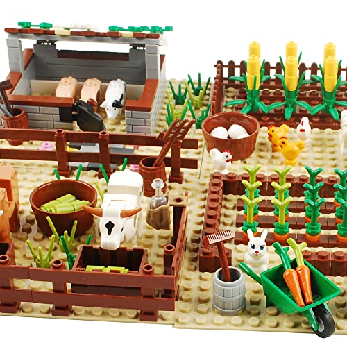 Foto 4 | Juego De Ladrillos De Construcción, Kit De Bricolaje Para Granja, Compatible Con Todos Los Sujetador - Venta Interna