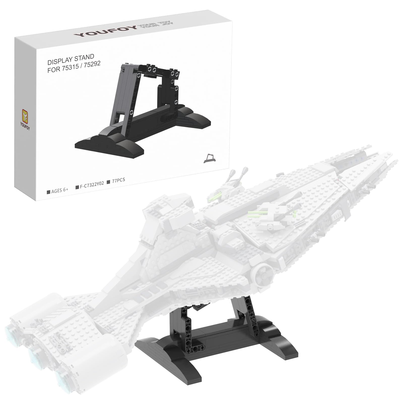 Foto 2 pulgar | Expositor Buildingboat Para Lego Imperial Light Cruiser 75315 - Venta Internacional.