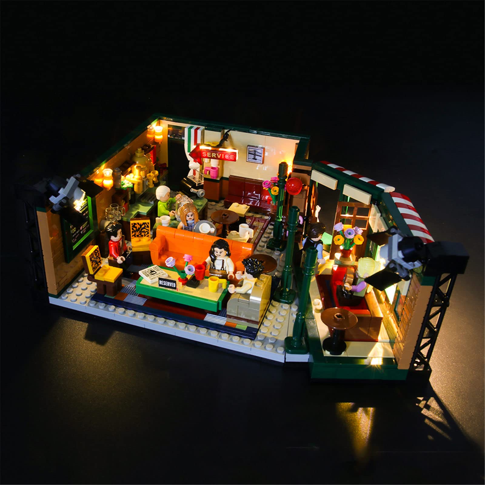 Foto 2 pulgar | Kit De Luces Led Para Lego 21319 Ideas Friends Central Perk - Venta Internacional.