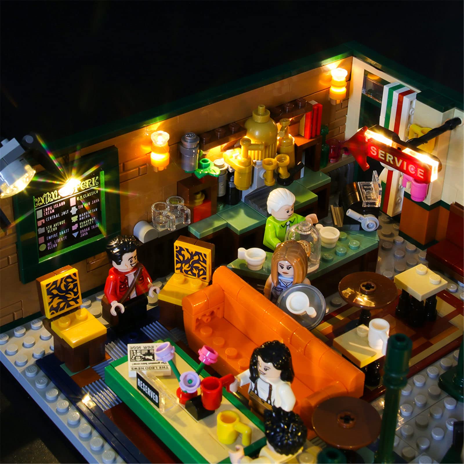 Foto 5 pulgar | Kit De Luces Led Para Lego 21319 Ideas Friends Central Perk - Venta Internacional.