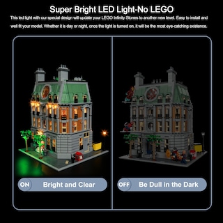 Foto 3 | Luz Led Para Lego Sanctum Sanctorum 76218 Modula De Brickbl - Venta Internacional.