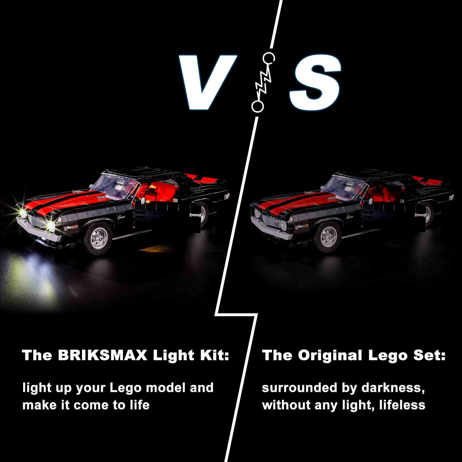 Foto 8 pulgar | Kit De Iluminación Briksmax Compatible Con El Camaro Z28 Lego-10304 - Venta Internacional.