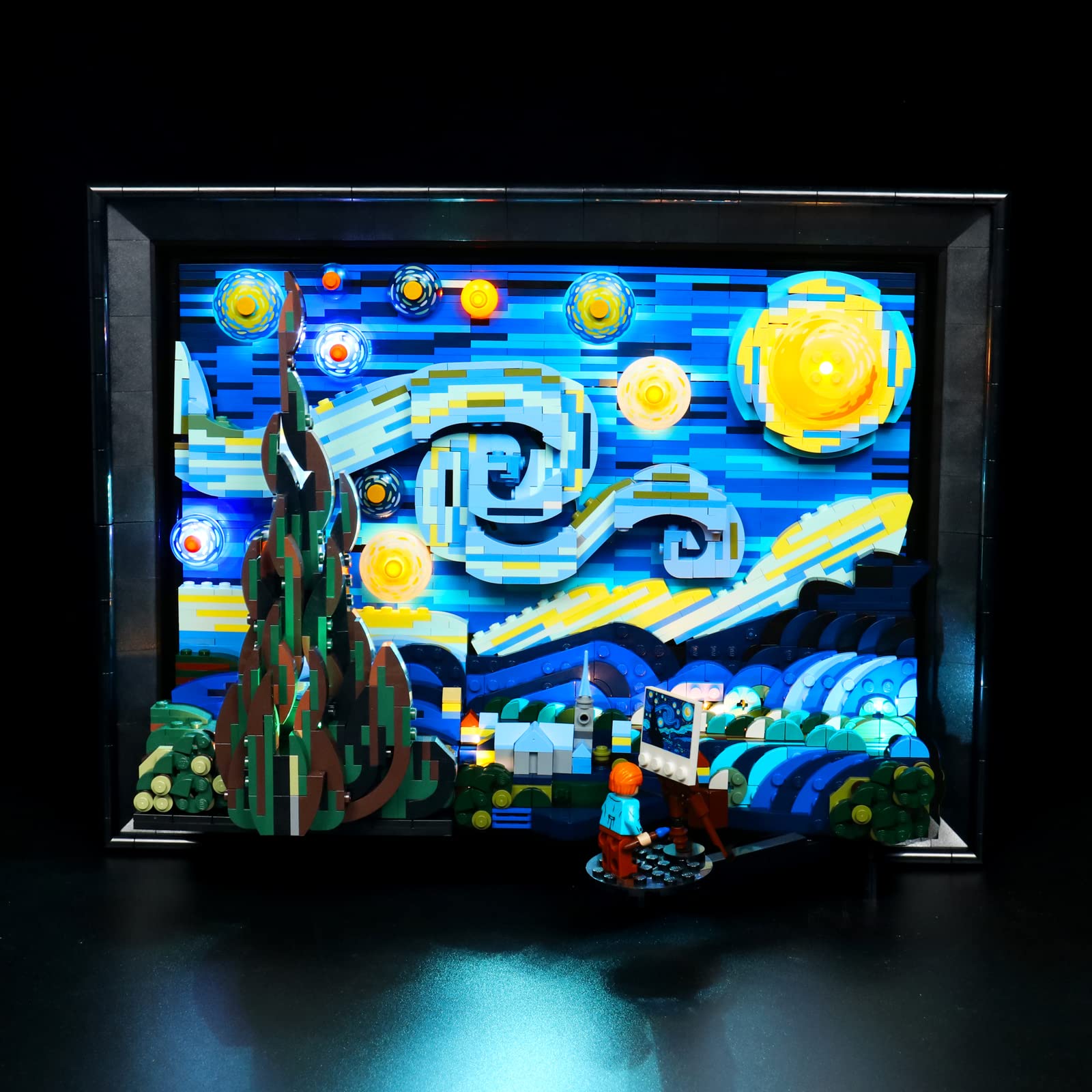 Foto 2 pulgar | Set De Luces Led Vonado Para Lego Vincent Van Gogh The Starry - Venta Internacional.