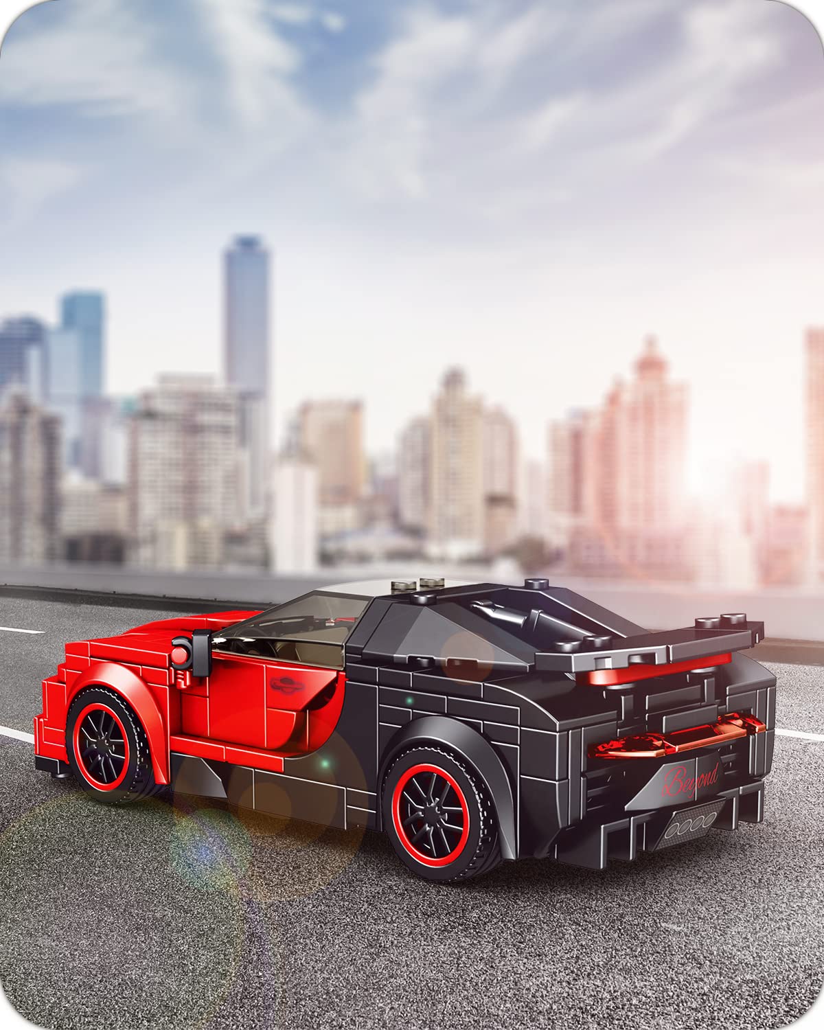 Foto 5 pulgar | Set De Construcción De Coches De Juguete Mold King Bugatti Veyron Con Tapa Acrílica - Venta Internacional.