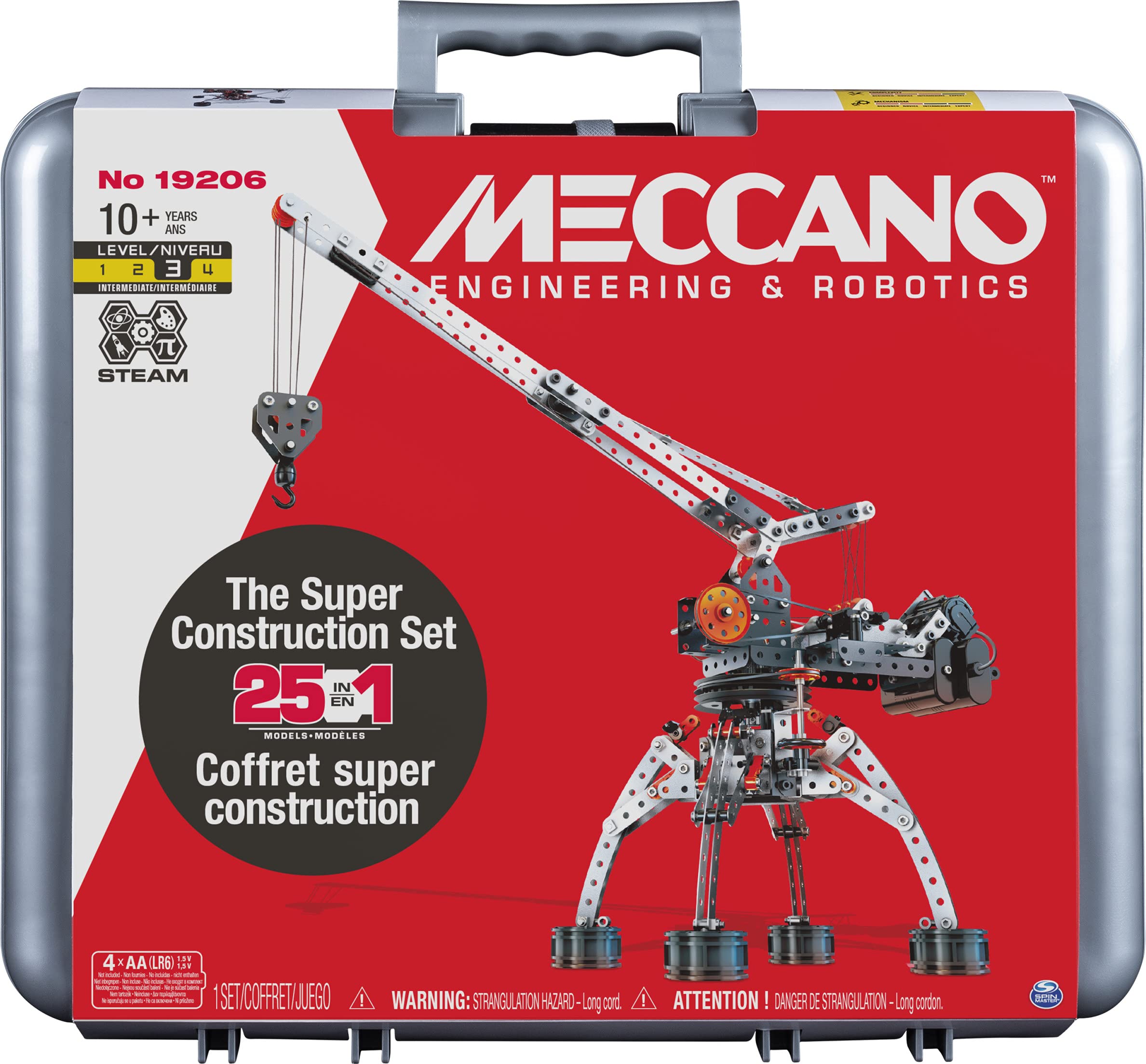 Set De Construcción Meccano Super Construction 25 En 1 Con Motor - Venta Internacional.