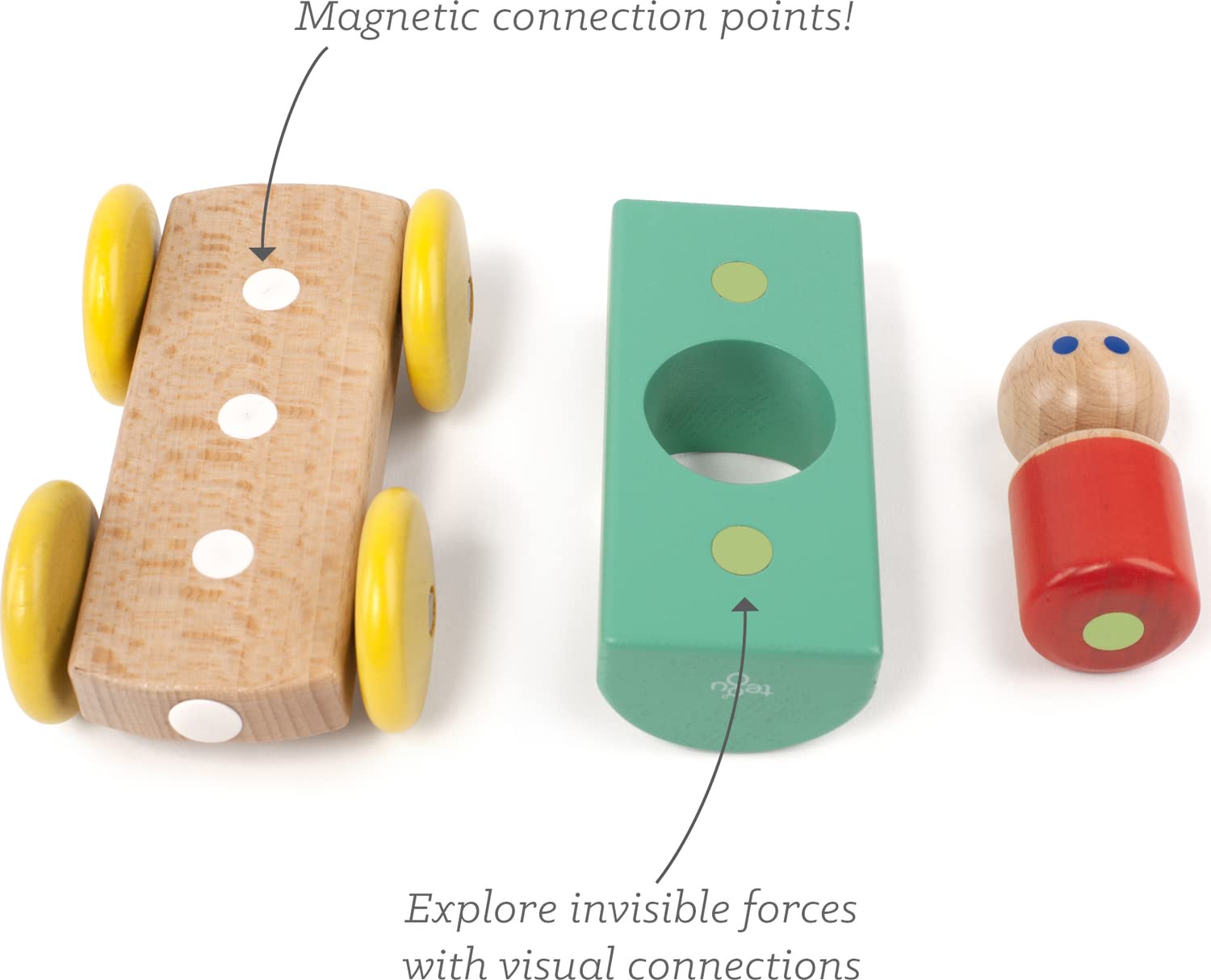 Foto 3 pulgar | Juego De Bloques De Construcción Tegu Magnetic Racer De 3 Pi - Venta Internacional.