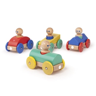 Foto 4 | Juego De Bloques De Construcción Tegu Magnetic Racer De 3 Pi - Venta Internacional.
