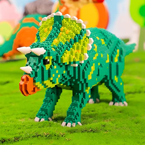 Foto 6 pulgar | Set De Construcción Larcele Micro Dinosaur Triceratops 1737 Piezas Diy - Venta Internacional.