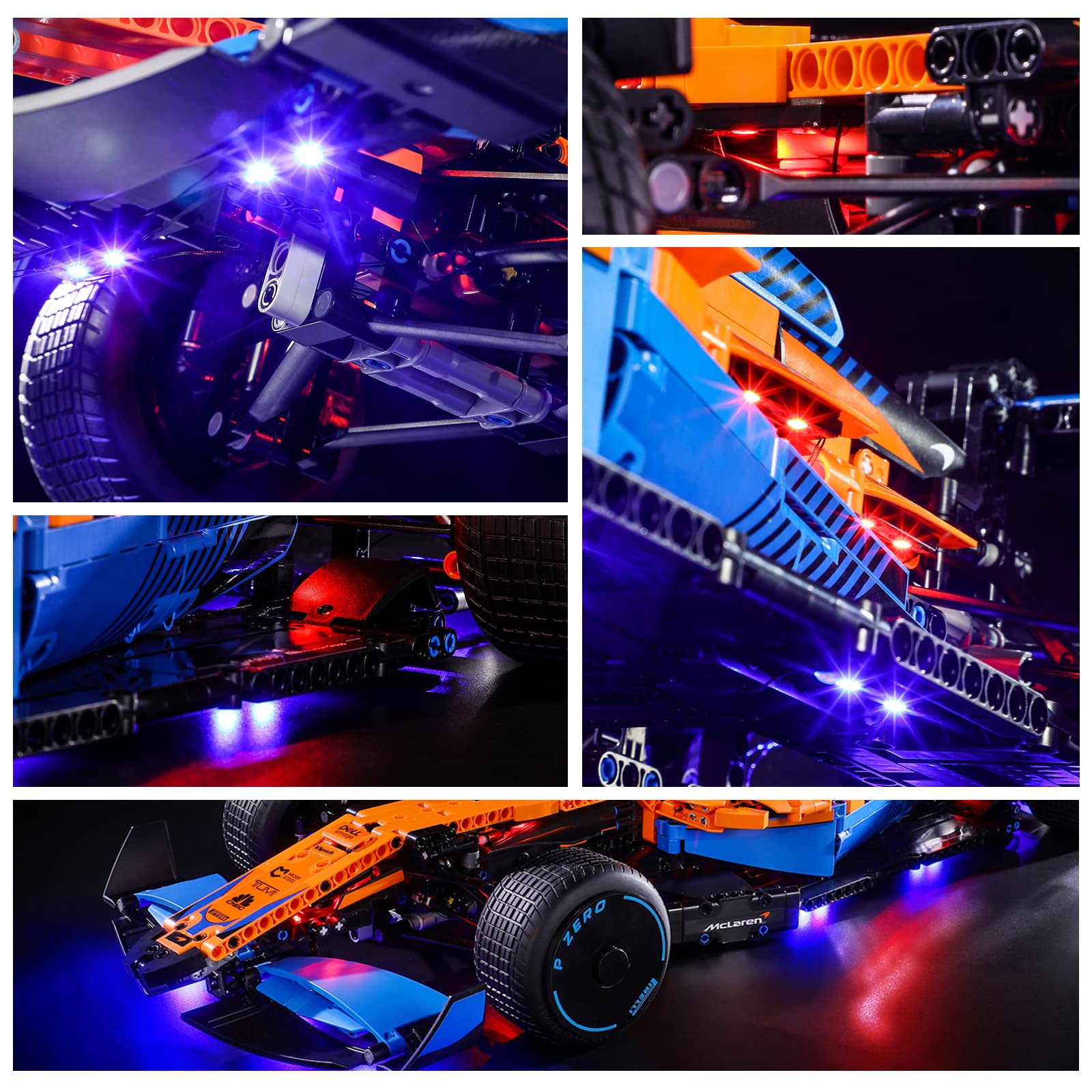 Foto 5 pulgar | Kit De Luces Led Yeabricks Para Lego Technic Mclaren F1 42141 - Venta Internacional.