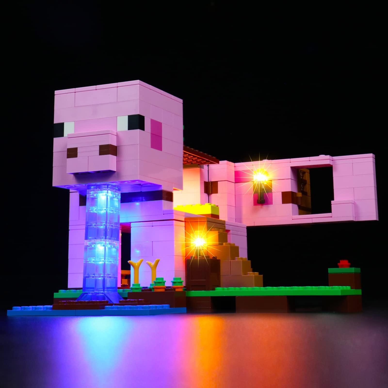 Foto 2 pulgar | Kit De Luces Led Vonado Para Lego Minecraft The Pig House 21170 - Venta Internacional.