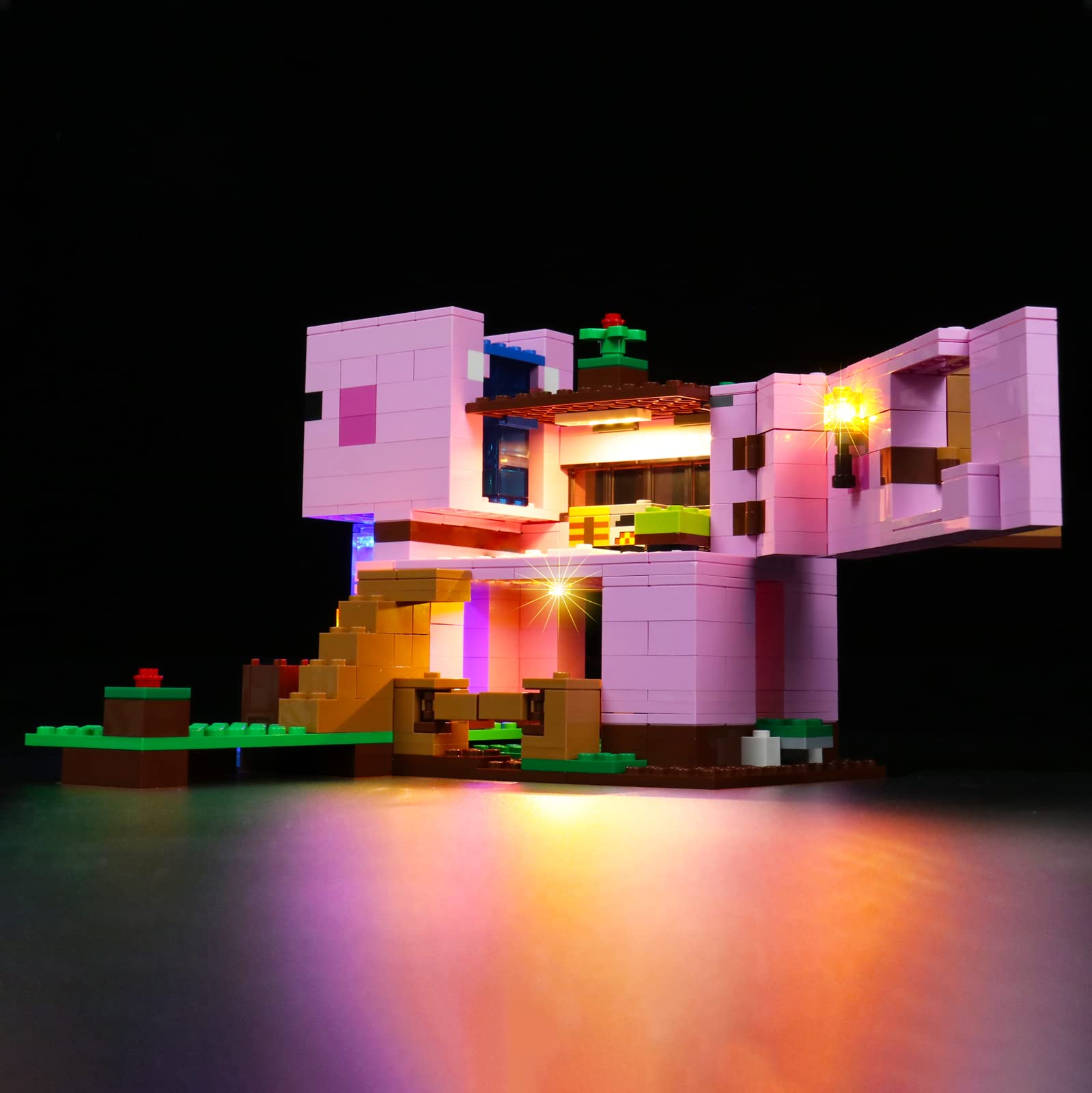 Foto 7 pulgar | Kit De Luces Led Vonado Para Lego Minecraft The Pig House 21170 - Venta Internacional.