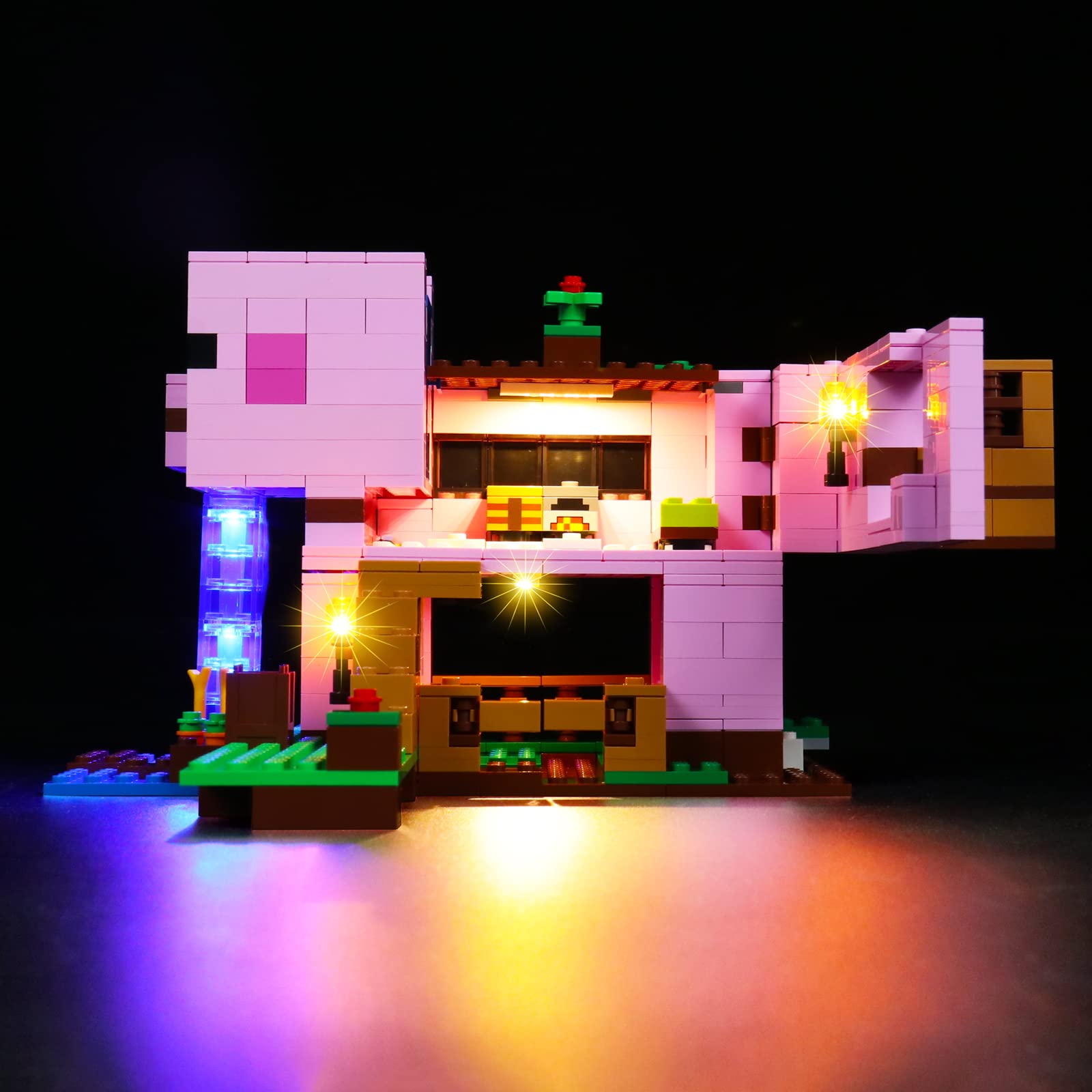 Foto 8 pulgar | Kit De Luces Led Vonado Para Lego Minecraft The Pig House 21170 - Venta Internacional.