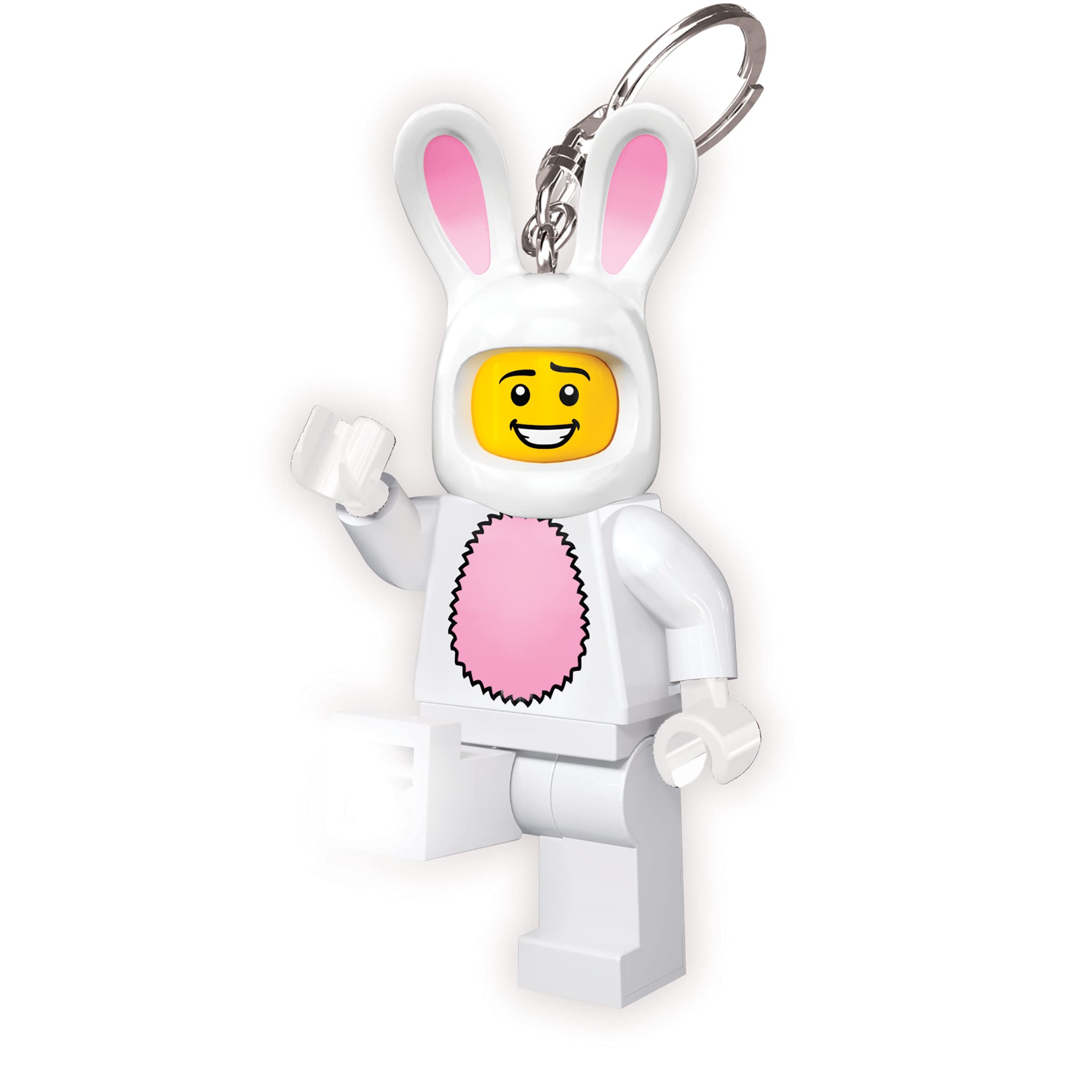 Llavero Lego Icónico Con Traje De Conejo Para Hombre, 8,9 Cm, Con Luz Led - Venta Internacional.