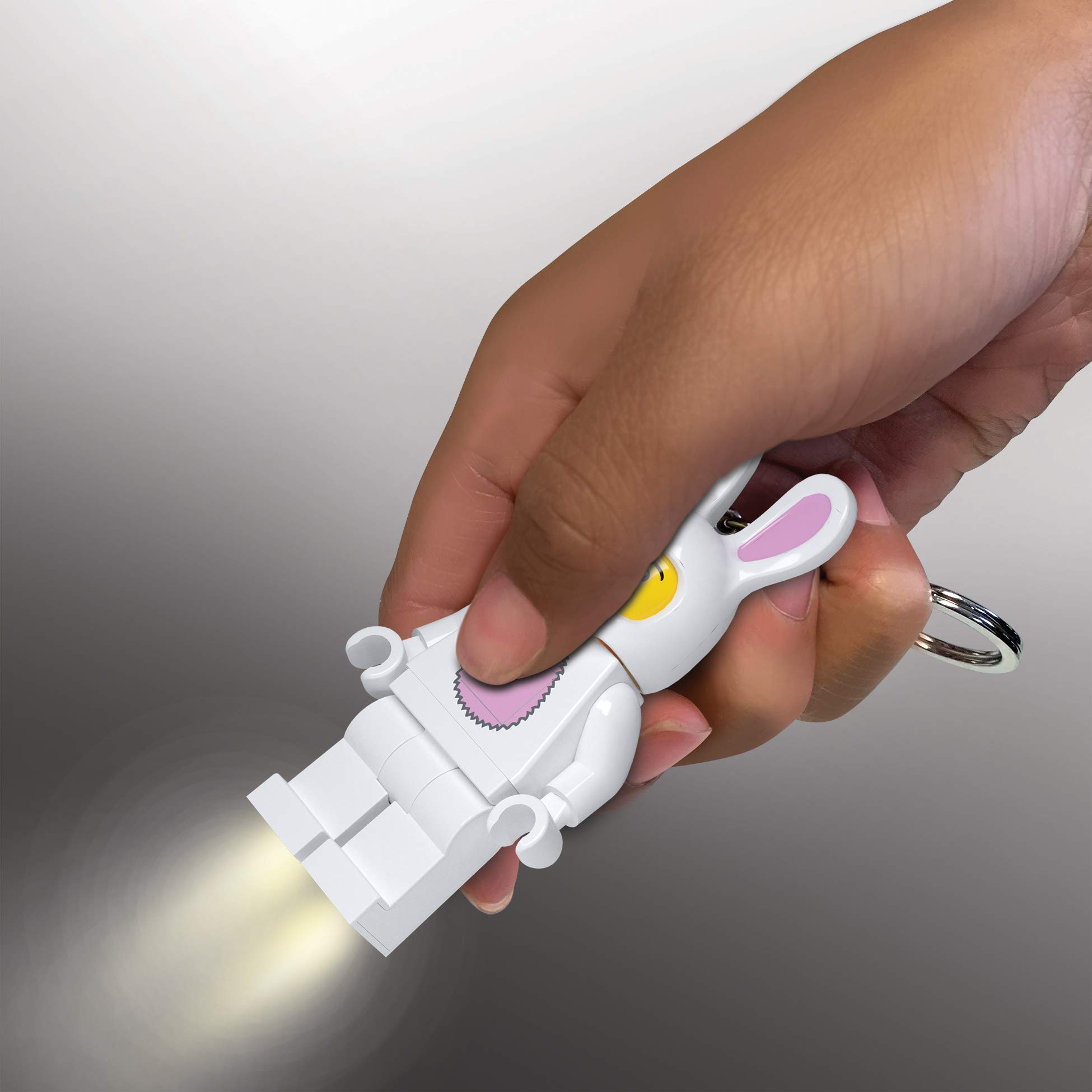 Foto 5 pulgar | Llavero Lego Icónico Con Traje De Conejo Para Hombre, 8,9 Cm, Con Luz Led - Venta Internacional.
