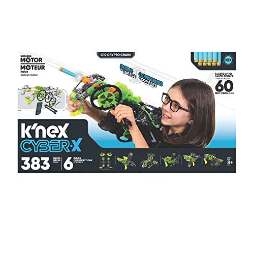 Foto 3 pulgar | Juguete De Construcción K'nex Cyber-x C10 Crypto Crank Con Motor Para Niños Mayores De 8 Años - Venta Internacional.