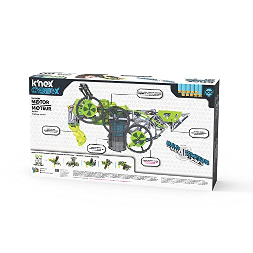 Foto 4 pulgar | Juguete De Construcción K'nex Cyber-x C10 Crypto Crank Con Motor Para Niños Mayores De 8 Años - Venta Internacional.