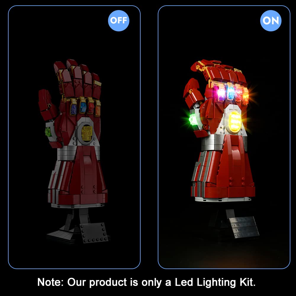 Foto 4 pulgar | Kit De Luces Led Para Lego Marvel Nano Gauntlet 76223 De Vonado - Venta Internacional.