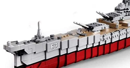 Foto 6 | Set De Juguetes Building Blocks Uss Missou De La Segunda Guerra Mundial Del General Jim - Venta Internacional.