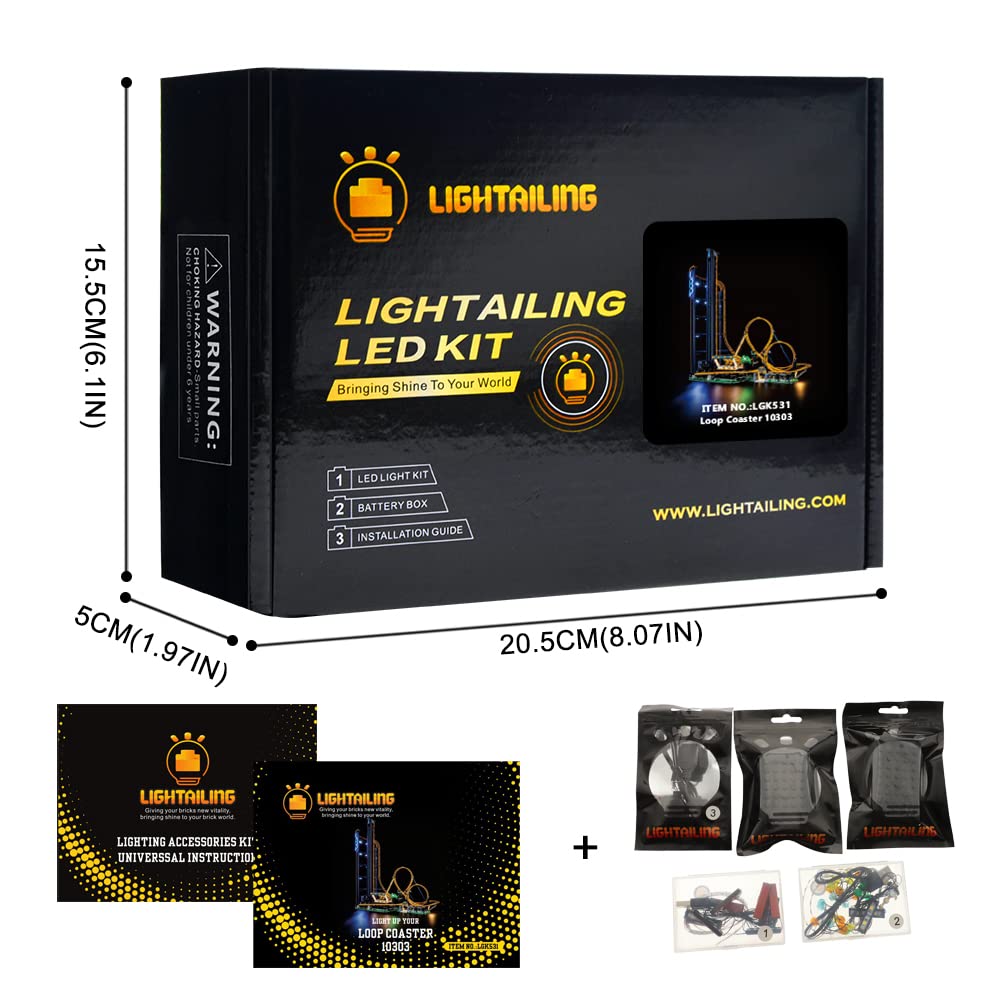 Foto 7 pulgar | Kit De Iluminación Lightailing Para Lego 10303 Loop Coaster - Venta Internacional.