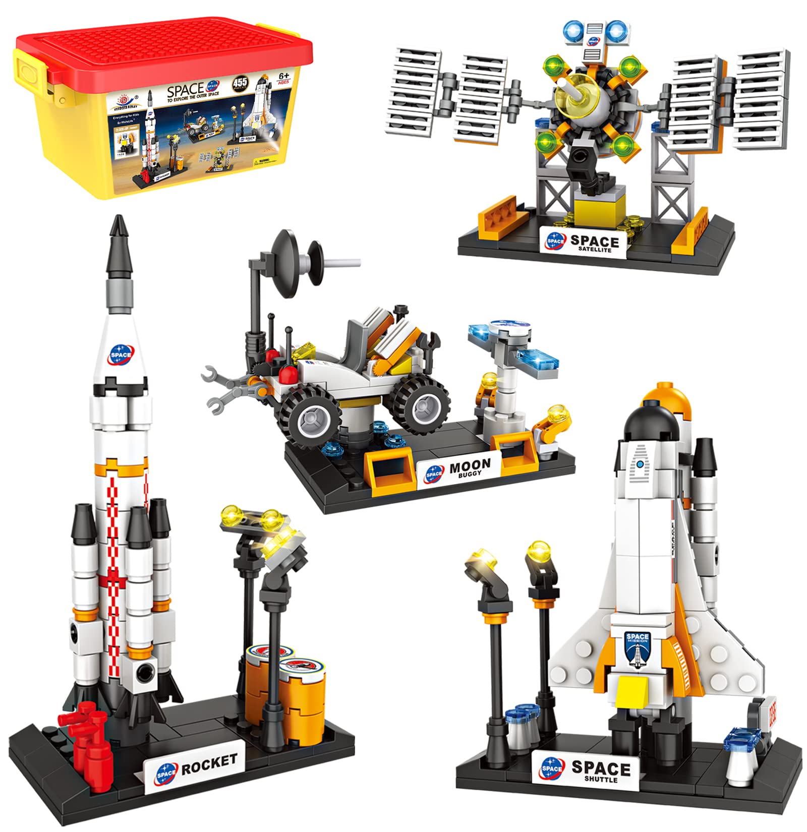 Foto 2 pulgar | Building Block Toy Ep Exercise N Play City Space Exploration - Venta Internacional.