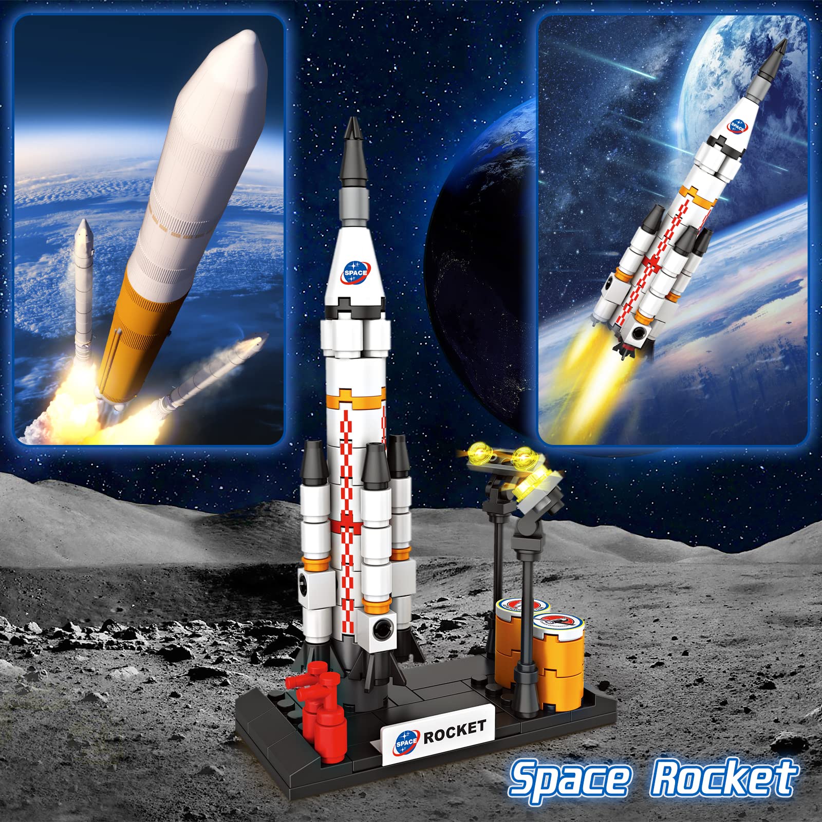 Foto 3 pulgar | Building Block Toy Ep Exercise N Play City Space Exploration - Venta Internacional.