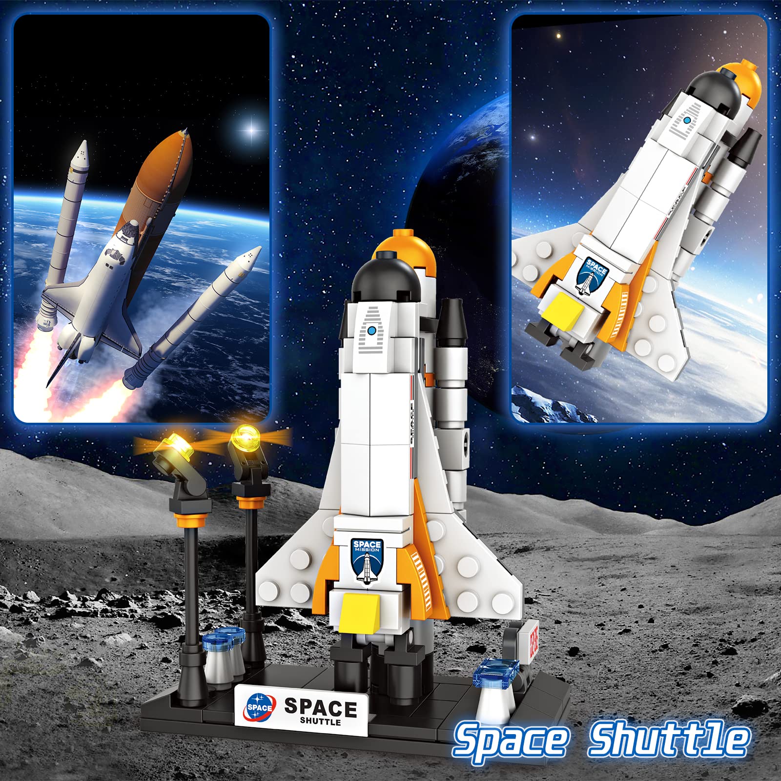 Foto 5 pulgar | Building Block Toy Ep Exercise N Play City Space Exploration - Venta Internacional.