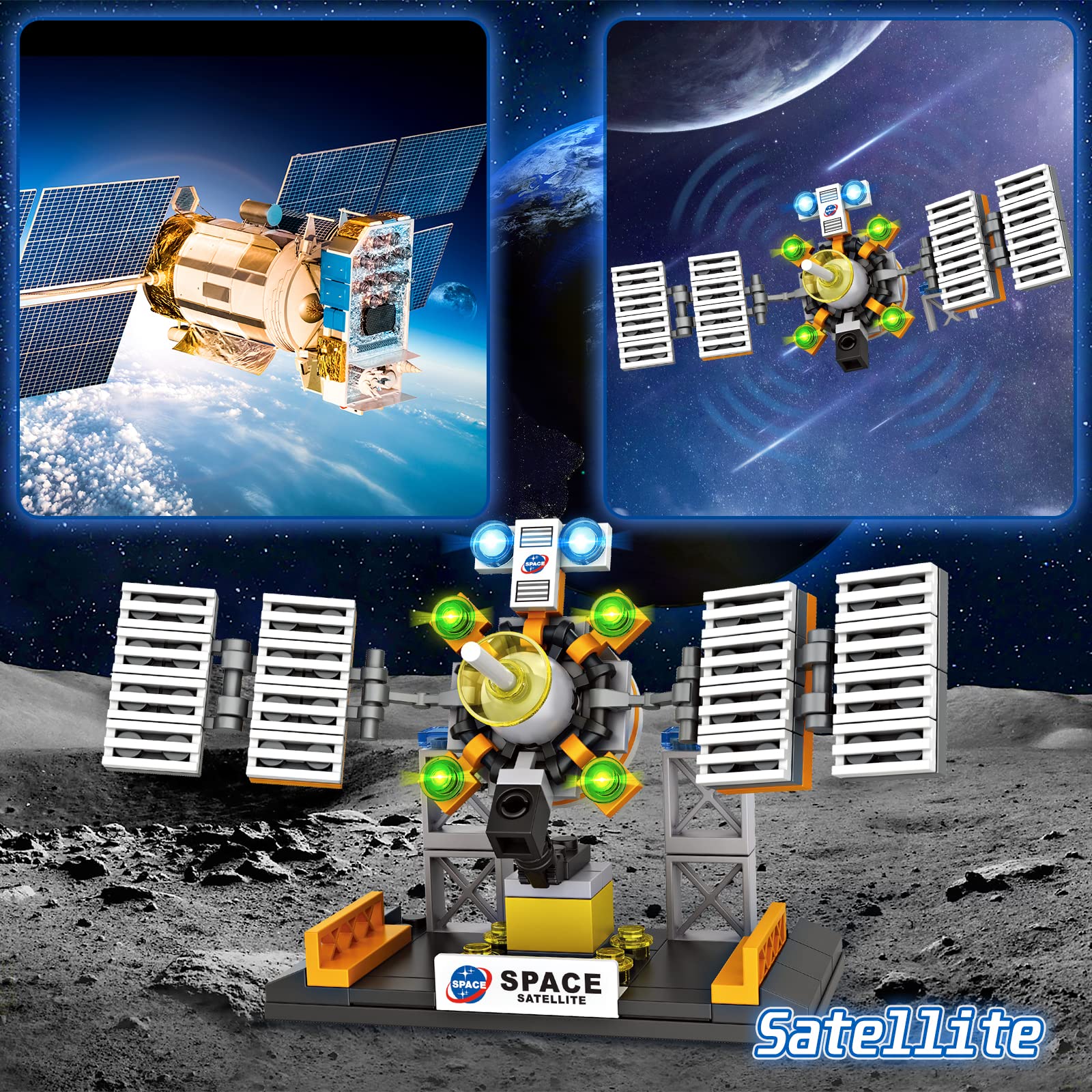 Foto 6 pulgar | Building Block Toy Ep Exercise N Play City Space Exploration - Venta Internacional.