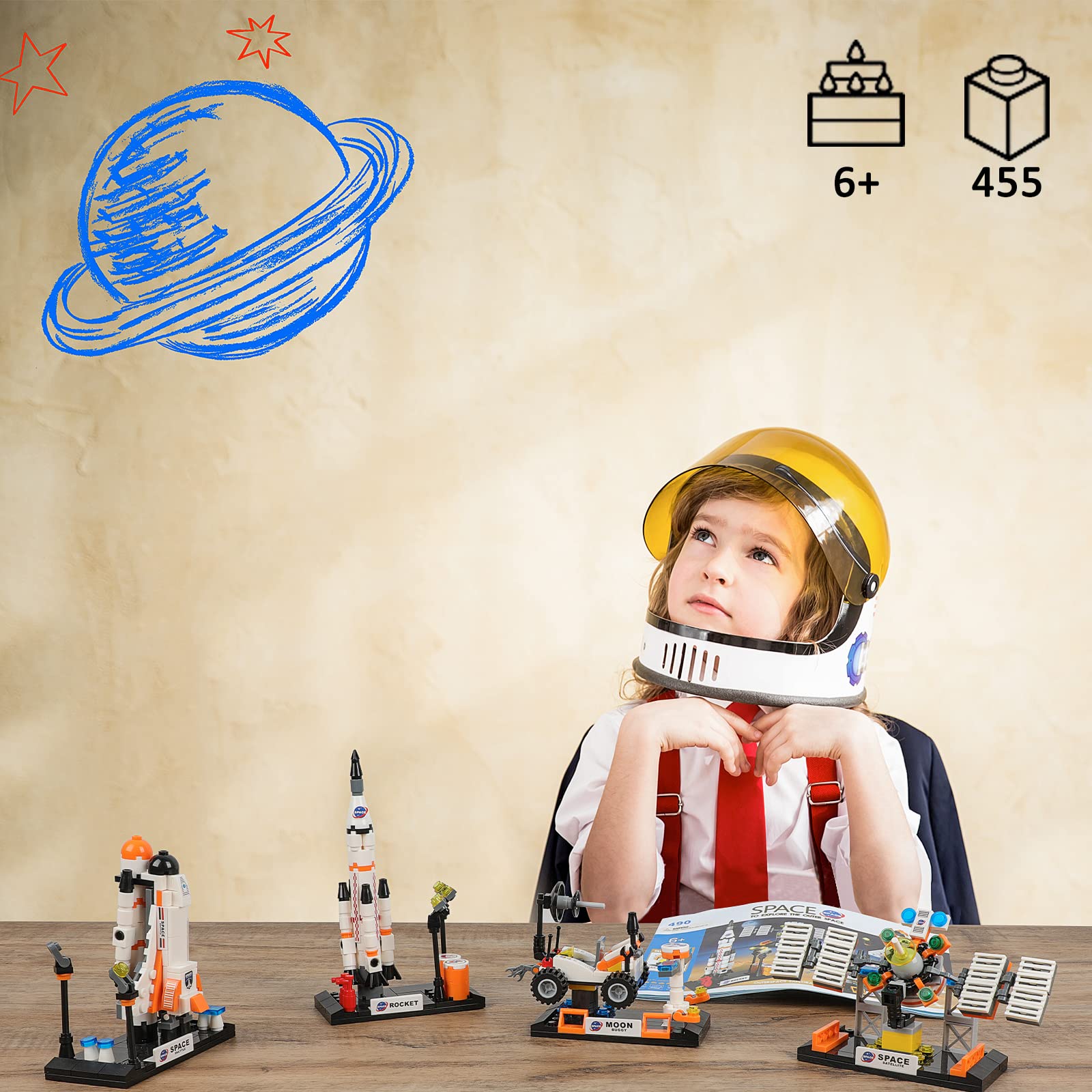 Foto 8 pulgar | Building Block Toy Ep Exercise N Play City Space Exploration - Venta Internacional.